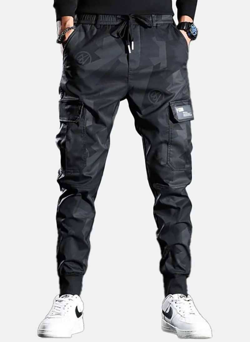 يونيكي Black Camouflage Jogger