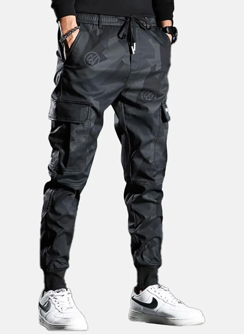 يونيكي Black Camouflage Jogger