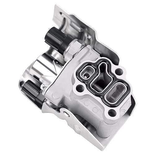 MNJWS 15810-RAA-A03 VTEC Solenoid Spool Valve with Oil Pressure Switch & Gasket - Fit for 2002-2011 Honda Acura - 2.4L Accord, CR-V, Element, 2.0L Civic,RSX - Replace 15810-PNE-G01, 15810-PPA-A01, 917-224 - Image 1