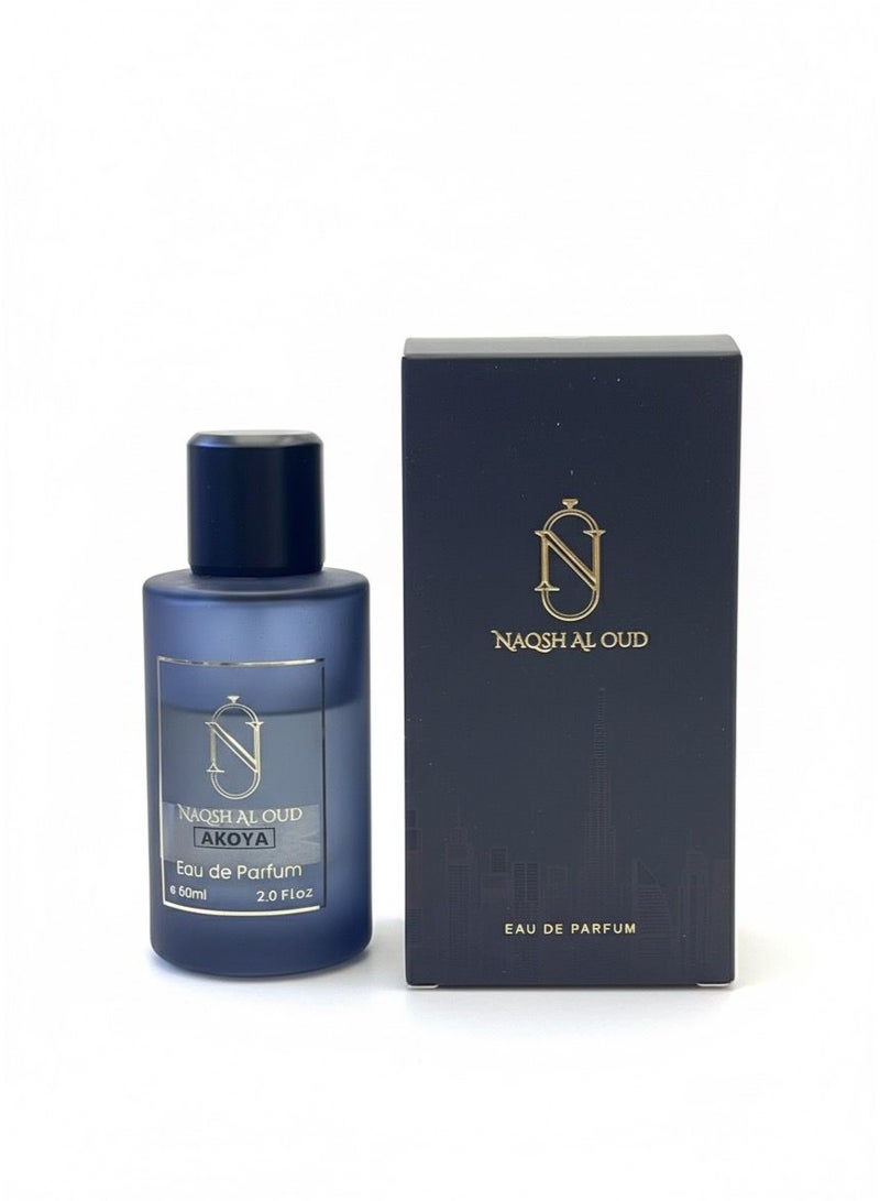 Al Oud Akoya Eau de Parfum 60ml | 12-Hour Long Lasting Unisex Perfume | Luxury Inspired Oud Fragrance