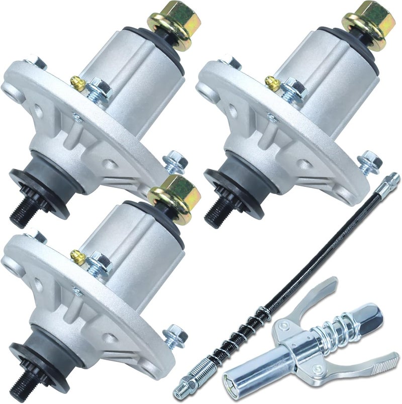 POSEAGLE 3 Pack AM136733 Spindle Assembly Replace AM137483 AM143469 AM134292 for John Deere X300 X300R X304 X310 X324 Z225 EZtrak Z245 EZtrak Lawn Tractors - Image 1