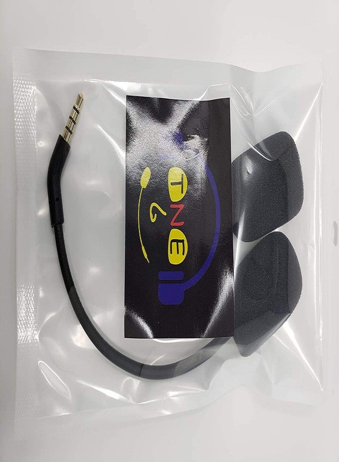 TNE ميكروفون بديل Cloud Revolver/Revolver S TNE 3.5mm مع غطاء رغوي لسماعات الألعاب Kingston HyperX Cloud Revolver و Hyper X Cloud Revolver S PS4 Xbox One كمبيوتر PC ماك - Image 5