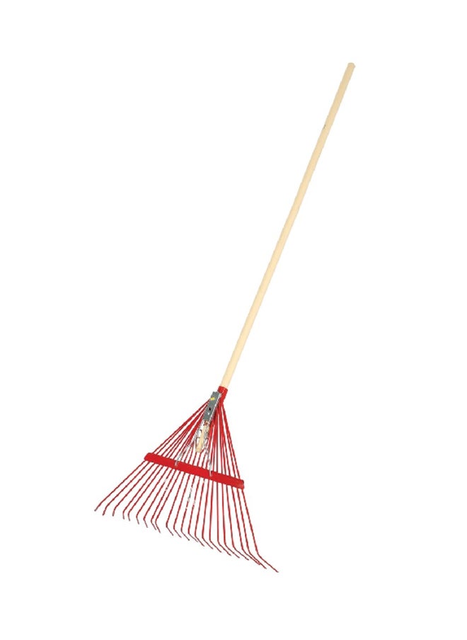ACE Leaf Collecting Spring Brace Rake Beige and Red 55.88 cm EMXC-22-ACE  - Image 2