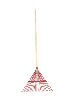 Leaf Collecting Spring Brace Rake Beige and Red 55.88 cm EMXC-22-ACE
