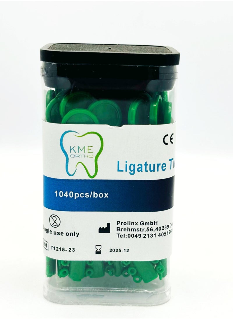 KME - Ligature ties -Green color - Image 1