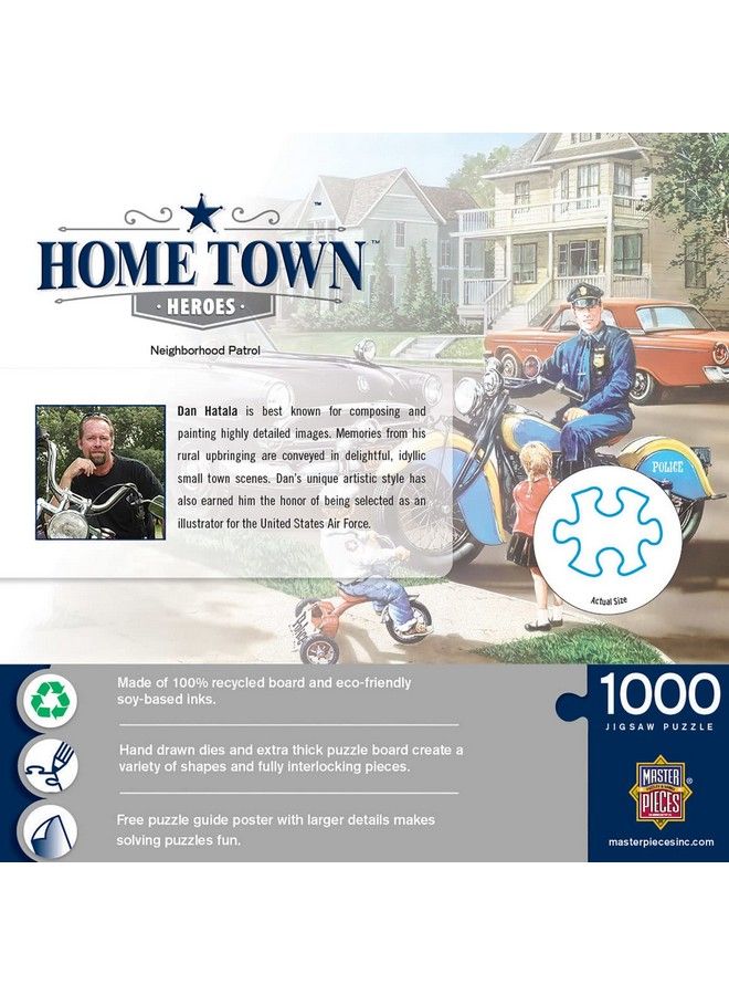 MasterPieces 1000 Piece Jigsaw Puzzle For Adults Family Or Kids Neighborhood Patrol 19.25"X26.75" - Image 4