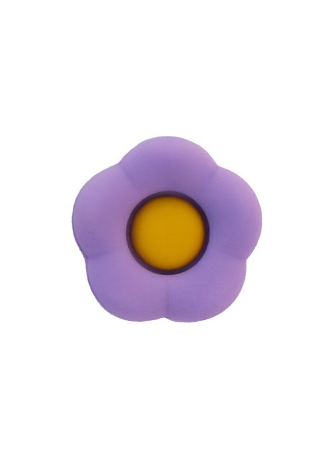 Generic Suitable For PS5 Streaming Handset Small Flower Rocker Cap Gaming Handset Rocker Protective Cover Handle Silicone Button Cap-Product Color:5  - Image 1
