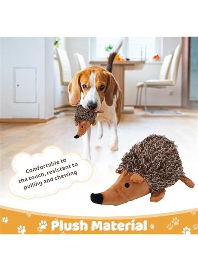 null - Plush Dog Toy, Hedgehog Dog Squeaky Toy, Soft Animal Plush Dog Toothbrush Chew Toy, Interactive Squeaky Hide and Seek Plush Dog Toy,Stuffed Biting Training Playing Toys for Pet Puppy Chewers - Image 1