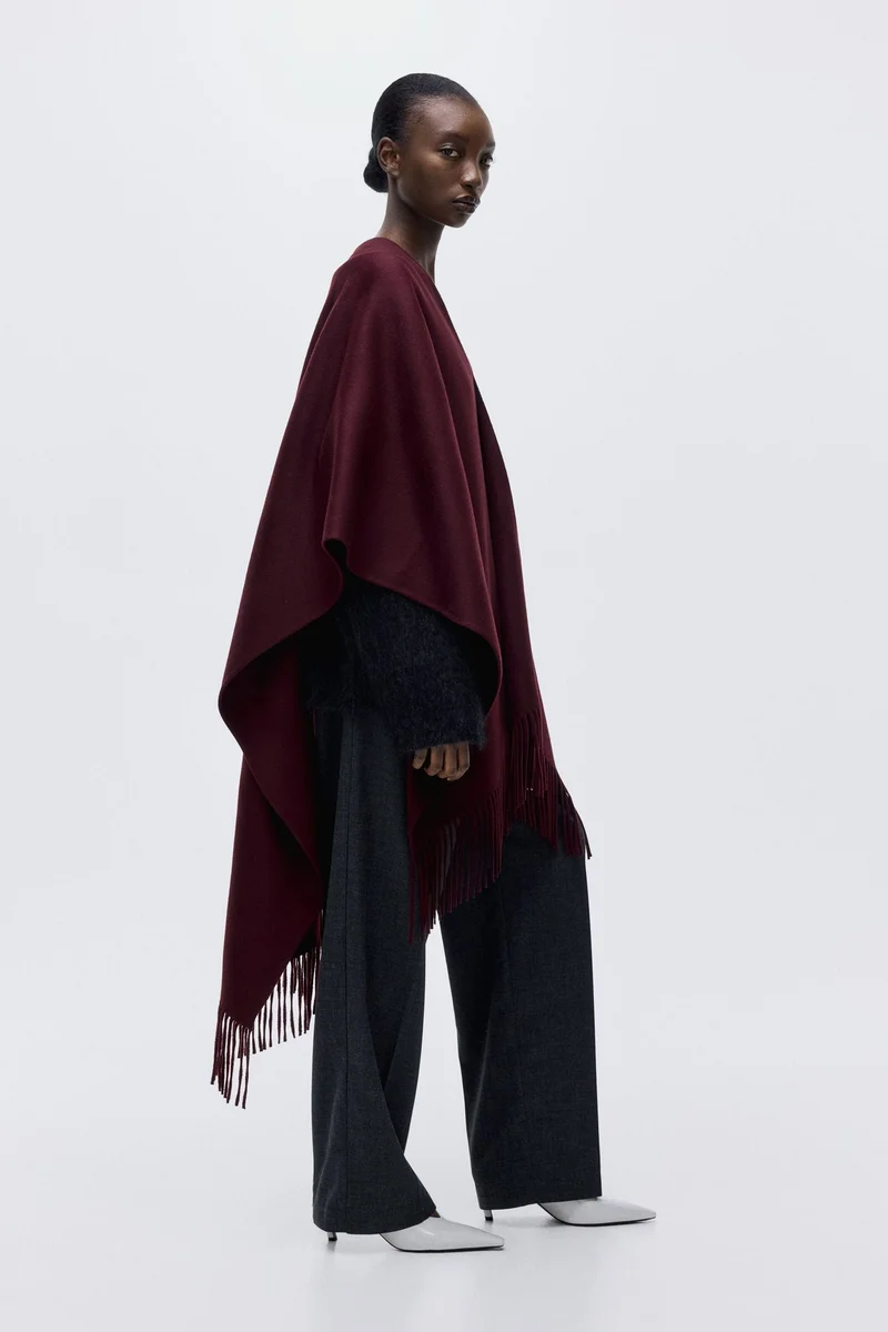 H&M Handmade wool-blend cape