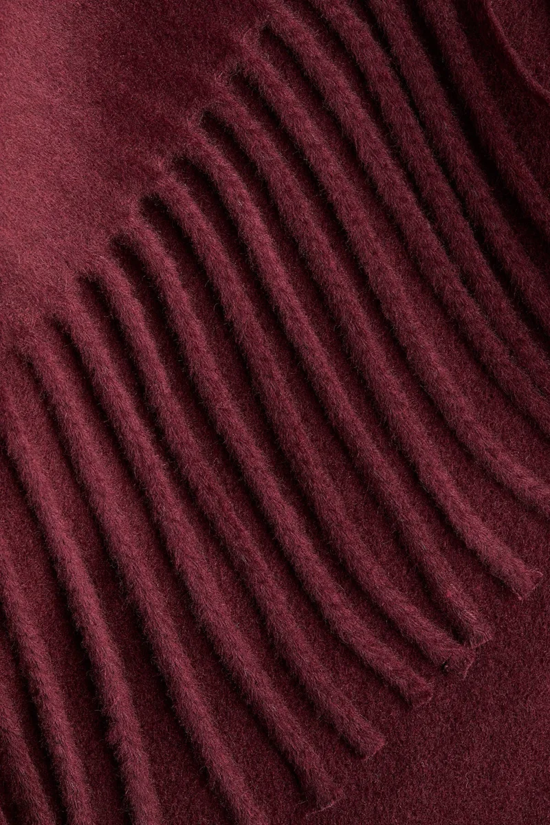 اتش اند ام رداء كيب من مزيج الصوف مصنوع يدوياً