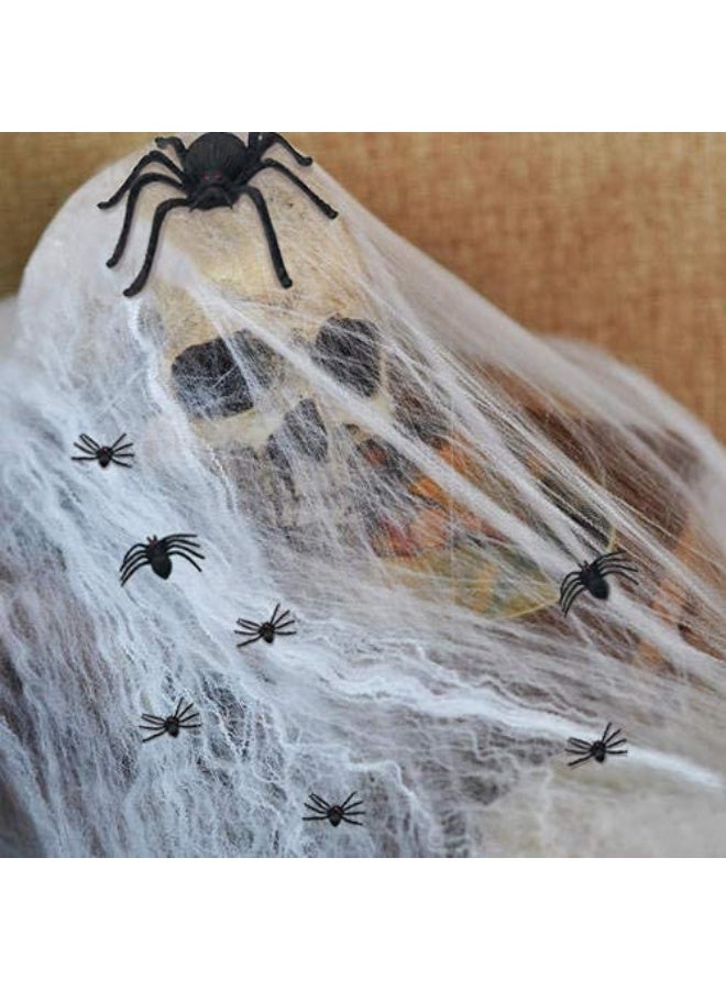 kockuu 46pcs Realistic Plastic Spider Toys Fake Spider Prank Prop Joke Spiders and Spider Rings for Halloween Party Decorations Gift Party Favors Trick Toys Kids Toddlers April Fool's Day Prank Gifts - Image 4