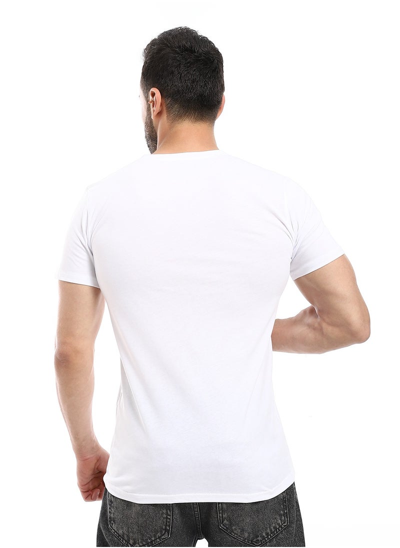 Caesar - Mens  Printed T- Shirt With Half Sleeves And Round Neck - Image 1