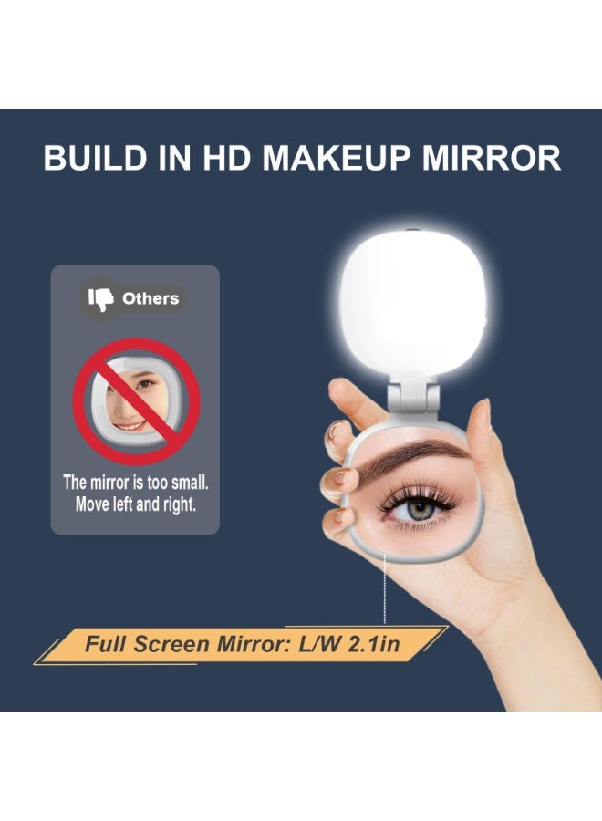 Magnetic Selfie Light, Phone Light Compatible with MagSafe iPhone & Android, Folding LED Fill Ring Light for Selfies/Photography/Video Recording/TikTok/Vlog/Zoom Calls/Conference/Makeup(White) - Image 5