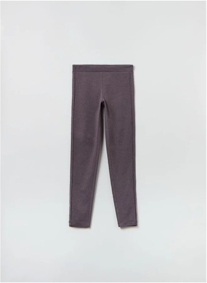 او في اس Ovs Stretch Leggings With Raised Seams