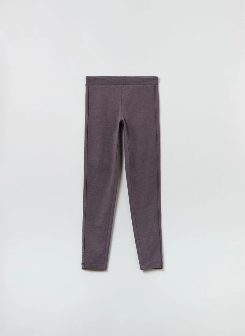 او في اس Ovs Stretch Leggings With Raised Seams