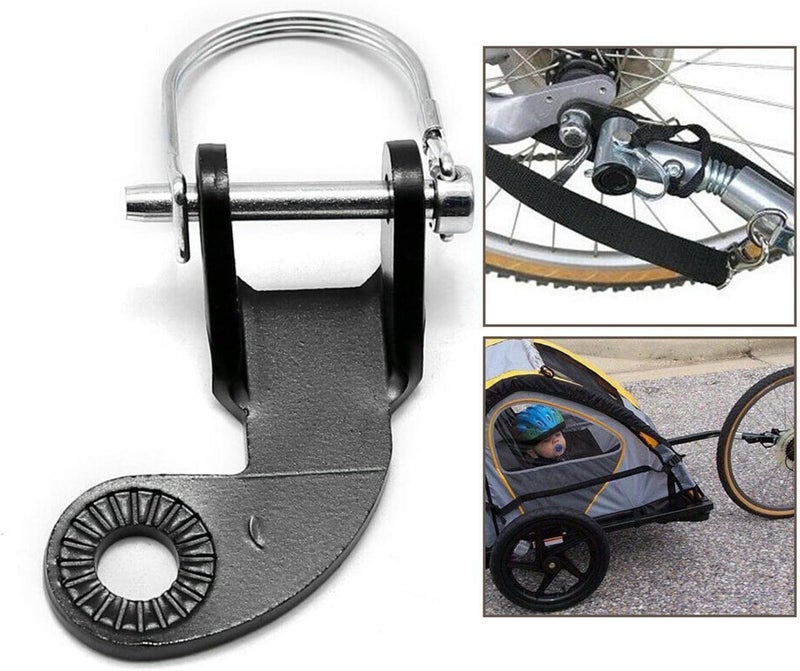 klarako Bike Trailer Hitch Bicycle Stainless Steel 12MM Hitch Coupler Compatible with Burley Trailers Adapter Replacement Connect to Pets Stroller - Image 5
