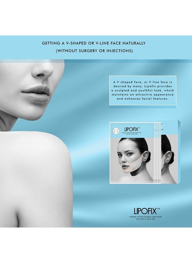 LIPOFIX - Double Chin Intense Contour Fit Define Double Layer Mask LipoFix - 5 Masks - Image 1