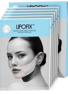 LIPOFIX Double Chin Intense Contour Fit Define Double Layer Mask LipoFix - 5 Masks  - Image 1