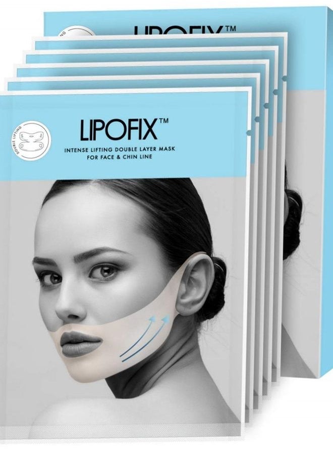LIPOFIX - Double Chin Intense Contour Fit Define Double Layer Mask LipoFix - 5 Masks - Image 1