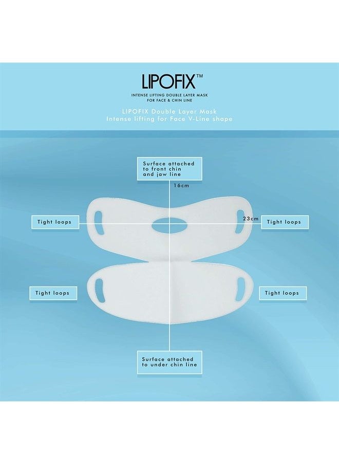 LIPOFIX - Double Chin Intense Contour Fit Define Double Layer Mask LipoFix - 5 Masks - Image 1