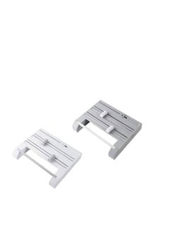 Generic Jenny Wall Mounted Paper Towel Holder and Organizer - White, ABS Material, Holds 11.75" Paper Towel Roll, 3.93" Width, 15.3" Height, 9.44" Depth, 2.5 lbs, for Kitchen and Bathroom Use  - Image 2