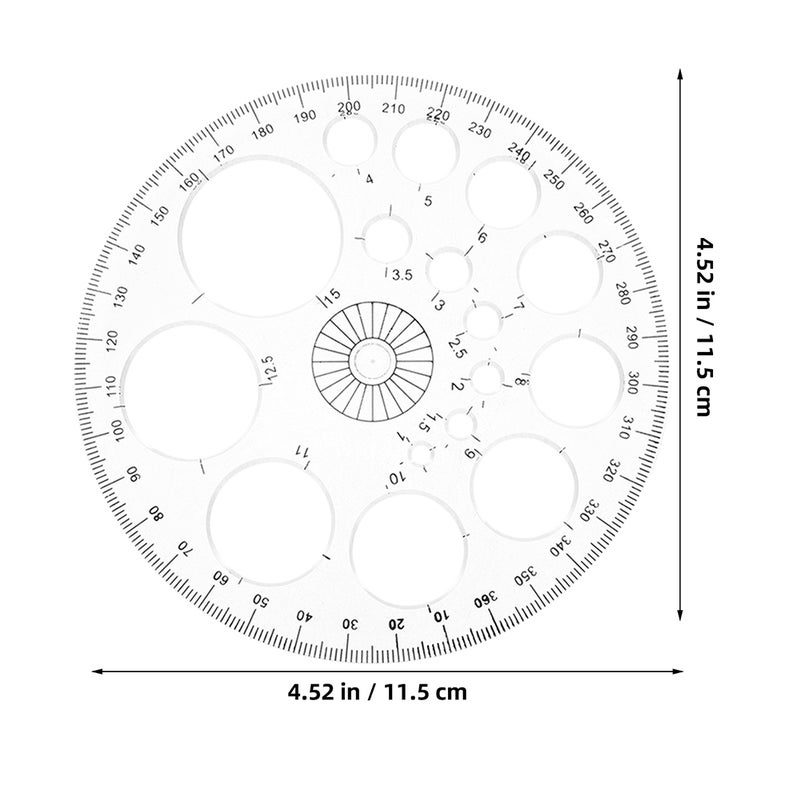 High-Quality Circular Protractor for Efficient Angle Measurements in Various Applications - Image 2