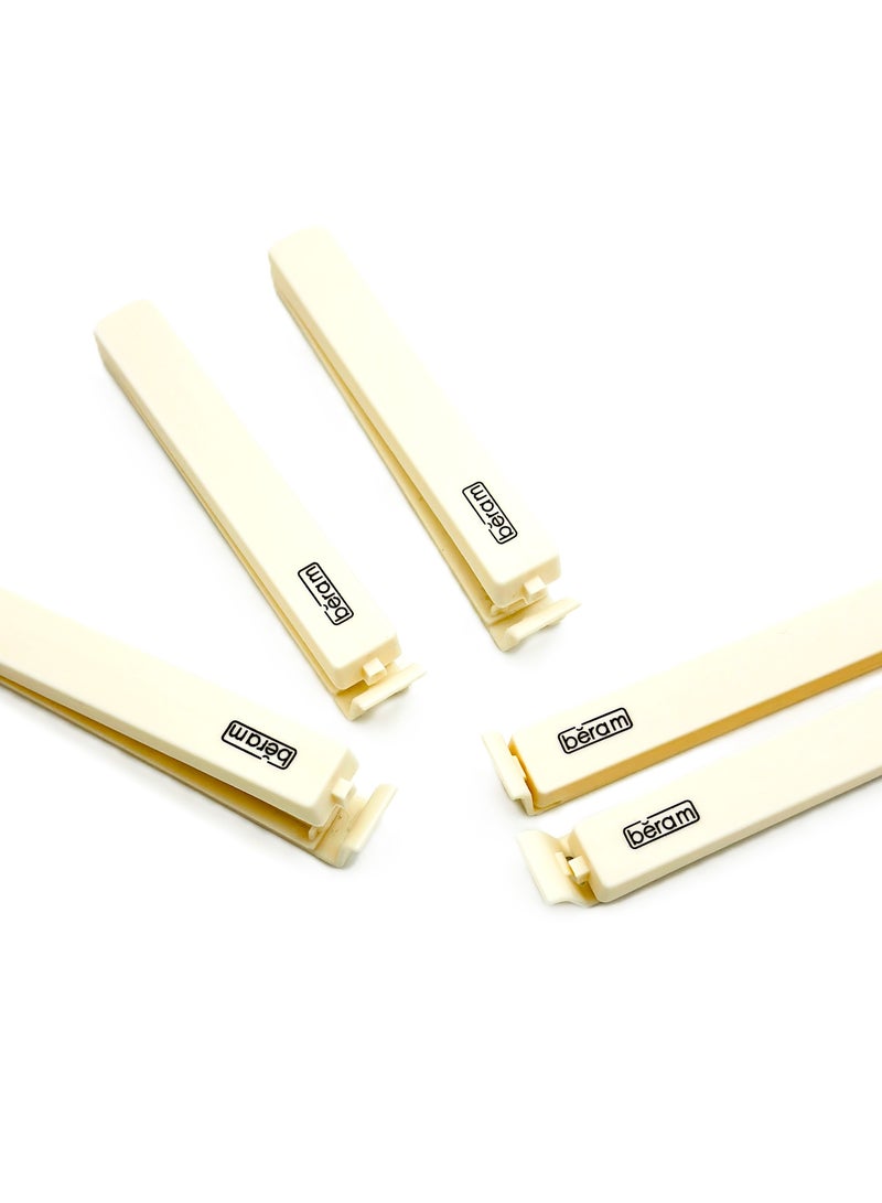 Beram Sealing Clips for Snack Bags, Vacuum Sealers for Packages, Storage for Home and Kitchen, Air Tight Sealing Chip Clips, Aesthetic Kitchen Accessory, Pack of 4, 5 and 10 - Image 5