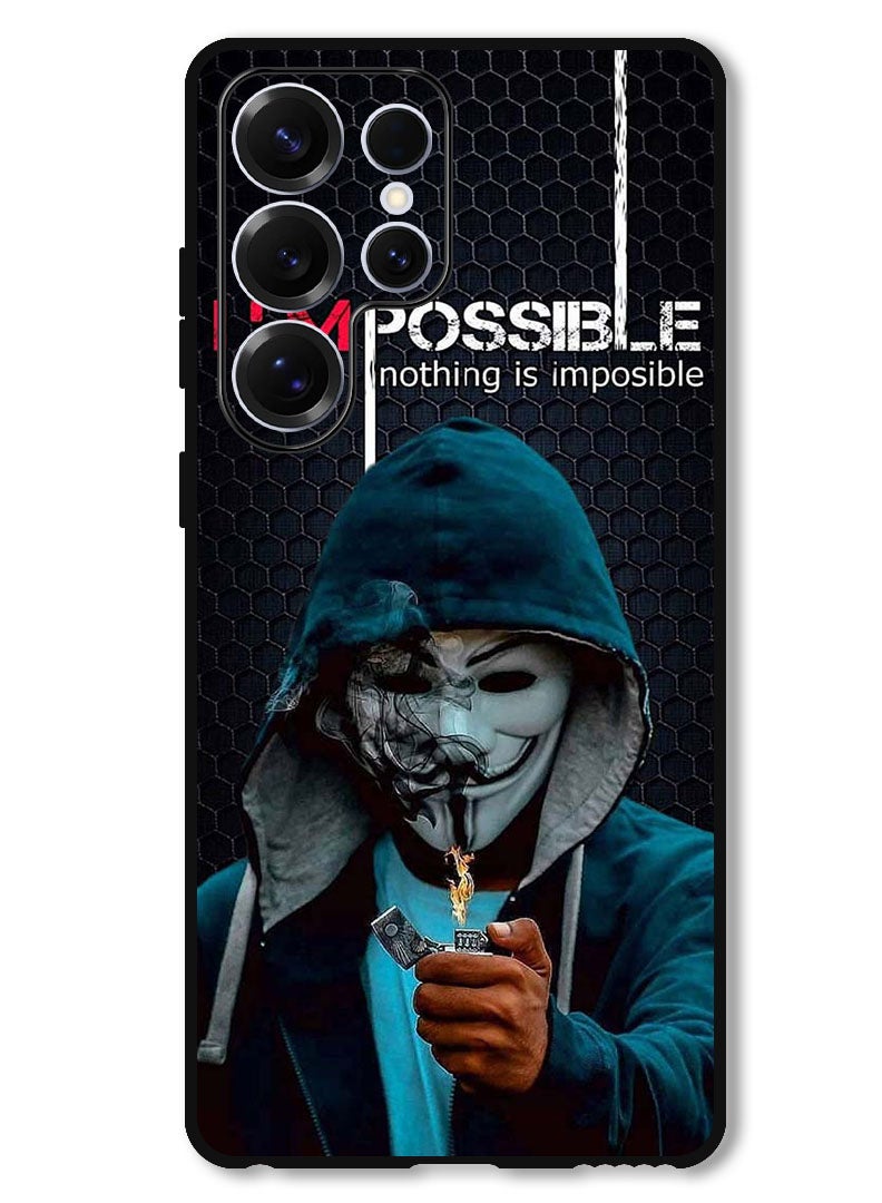 Theodor Protective Case Anti Scratch Shock Proof Bumper Cover For Samsung Galaxy S25 Ultra Nothing Is Impossible - Image 1