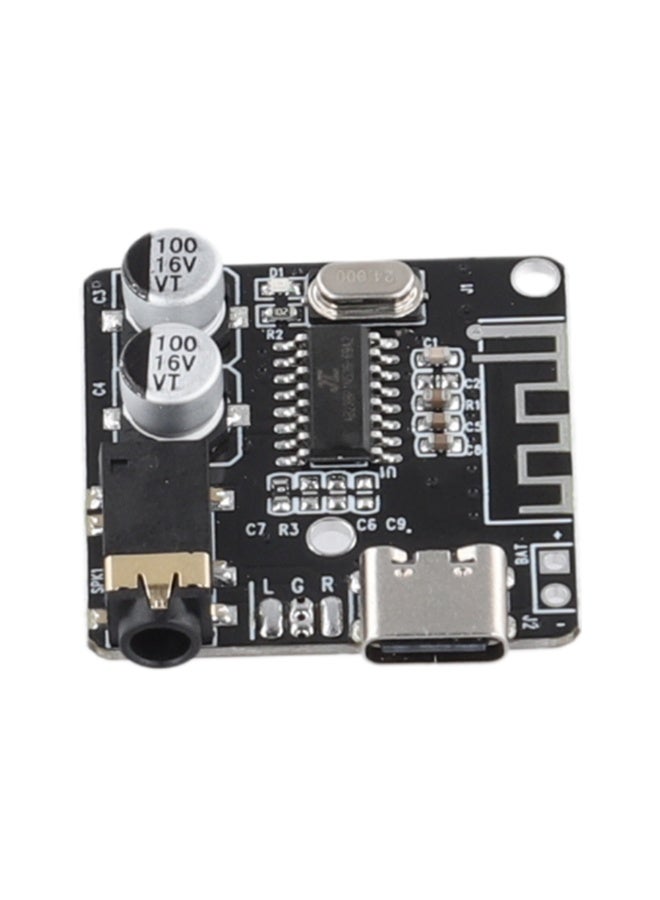 شابية لوحتان لاستقبال الصوت بتقنية البلوتوث 5.0 وفك تشفير MP3 بدون فقدان 3.7-5 فولت AUX Type-C وحدة موسيقى ستيريو لاسلكية لمجموعة DIY - Image 2