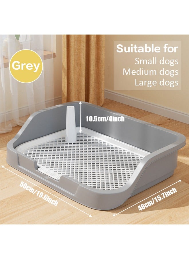 Generic Dog Potty Tray with Grid Portable Pet Litter Box Dog Training Toilet Puppy Pee Pad Holder Mesh Pad Tray Doggie Toilet Potty Trainer for Small Medium Large Dogs  - Image 2