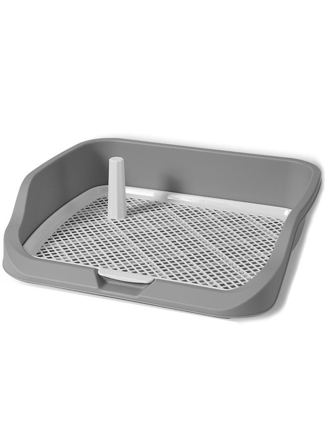 Generic Dog Potty Tray with Grid Portable Pet Litter Box Dog Training Toilet Puppy Pee Pad Holder Mesh Pad Tray Doggie Toilet Potty Trainer for Small Medium Large Dogs  - Image 3