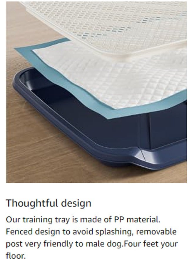 Generic Dog Potty Tray with Grid Portable Pet Litter Box Dog Training Toilet Puppy Pee Pad Holder Mesh Pad Tray Doggie Toilet Potty Trainer for Small Medium Large Dogs  - Image 5