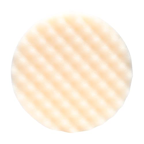 Perfect-It 3M Foam Compounding Pad, 05737, Inset, Single Sided, Hook and Loop, 8 in , White - Image 1