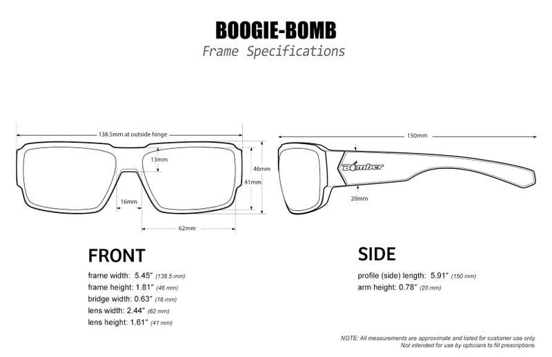 BOMBER Clear Safety Glasses for Men, Matte Black Frame with Polycarbonate Clear Safety Lens z87 Compliant BG101 Safety Glasses, Fitment style for men women - Image 5