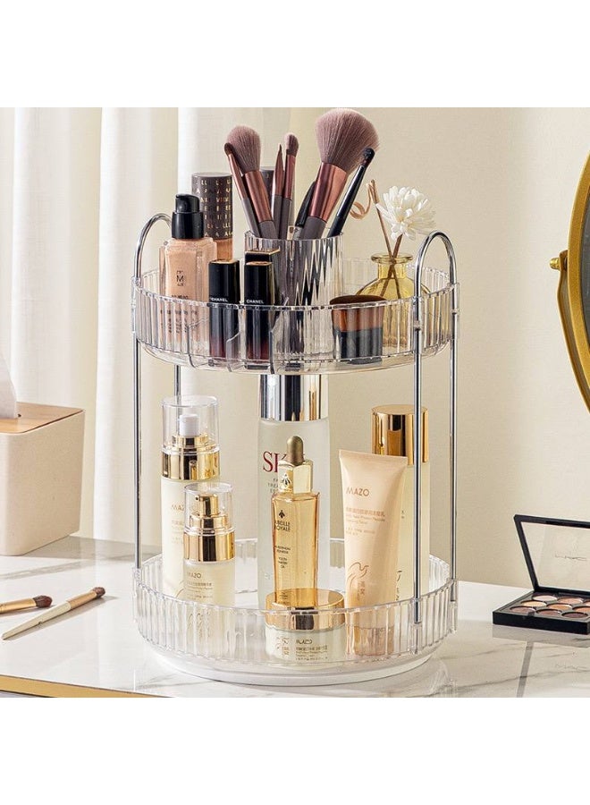 rotating makeup organizer