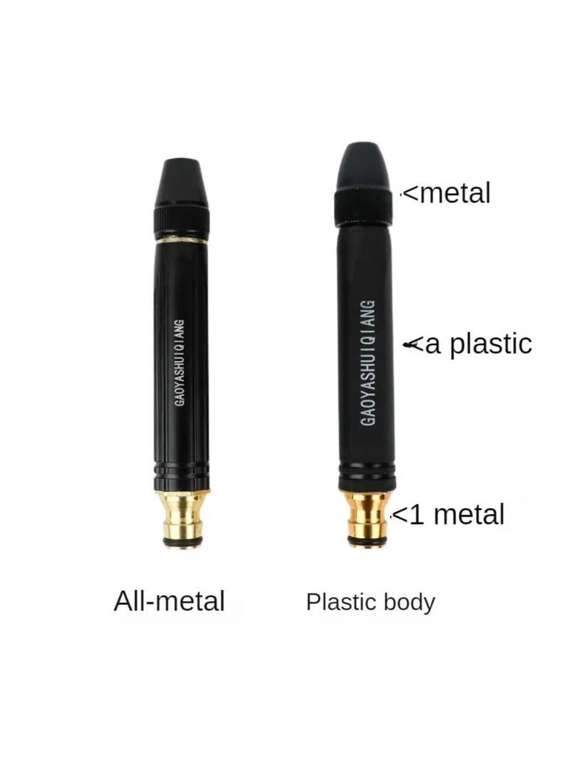 Tradeo Garden Hose Nozzle Metal Water Hose Nozzle High-Pressure Leak-proof Water Hose Sprayer Nozzle with 3 Adjustable Spray Patterns for Car Washing Patio Cleaning Lawn and Plant Watering - Image 4