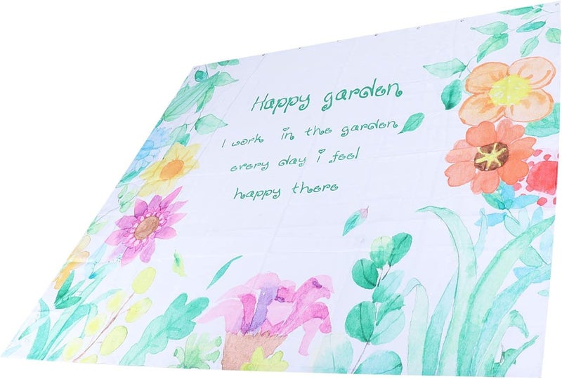 Waterproof Floral Pattern Shower Curtain, Polyester, Summer Decorative Bathroom Curtain - Vibrant Colors, Easy to Install, Fade, Perfect for Home Decor (180 * 200cm) - Image 5