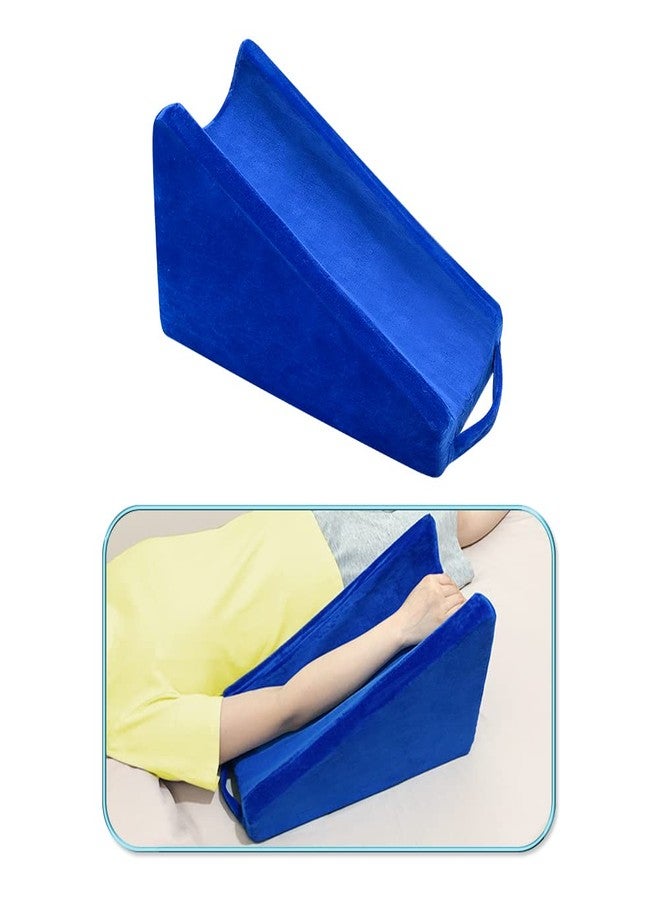 Zelen Arm Elevation Pillow Support Wedge Elevating Arm Medical Pillow Post Surgery Elevated Surgical Arms Pillows for Sleeping Elbow Therapy Wedge Foam Support Hand Elevator Broken Wrist Recovery - Image 1