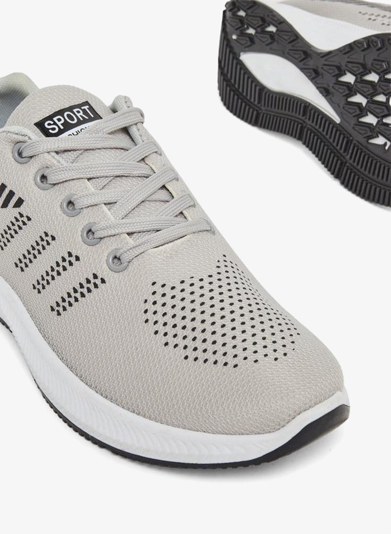 ستايلي اكتيف سنيكرز برباط وتفاصيل مطبوعة - Image 3