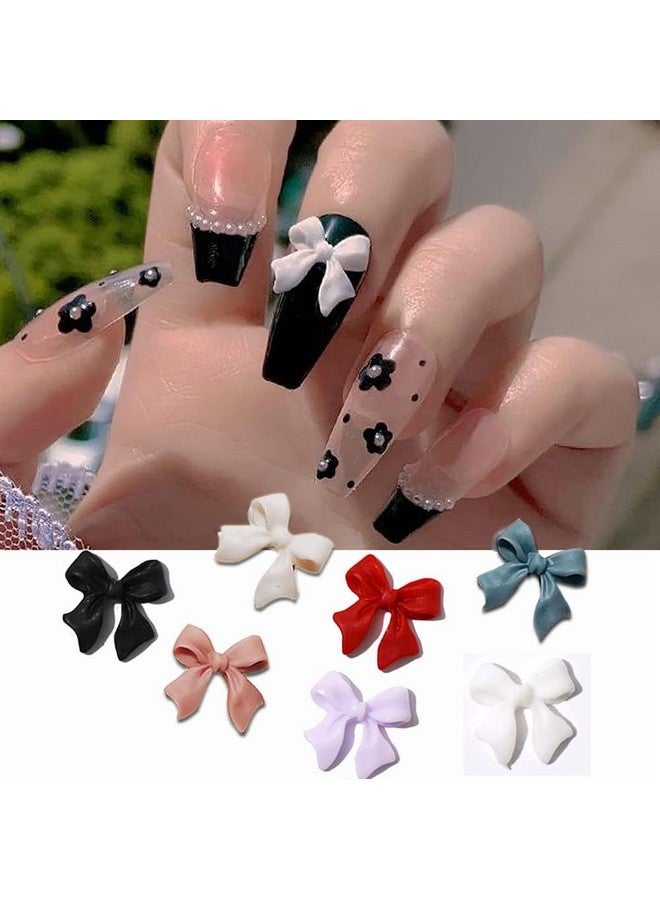 Furimuk 200 Pcs Bow Nail Charms Colorful 3D Bowknot Nail Art Accessories for Acrylic Nails Cute Resin Butterfly DIY Manicure Decoration Tips, Nail Art Crafts - Image 5