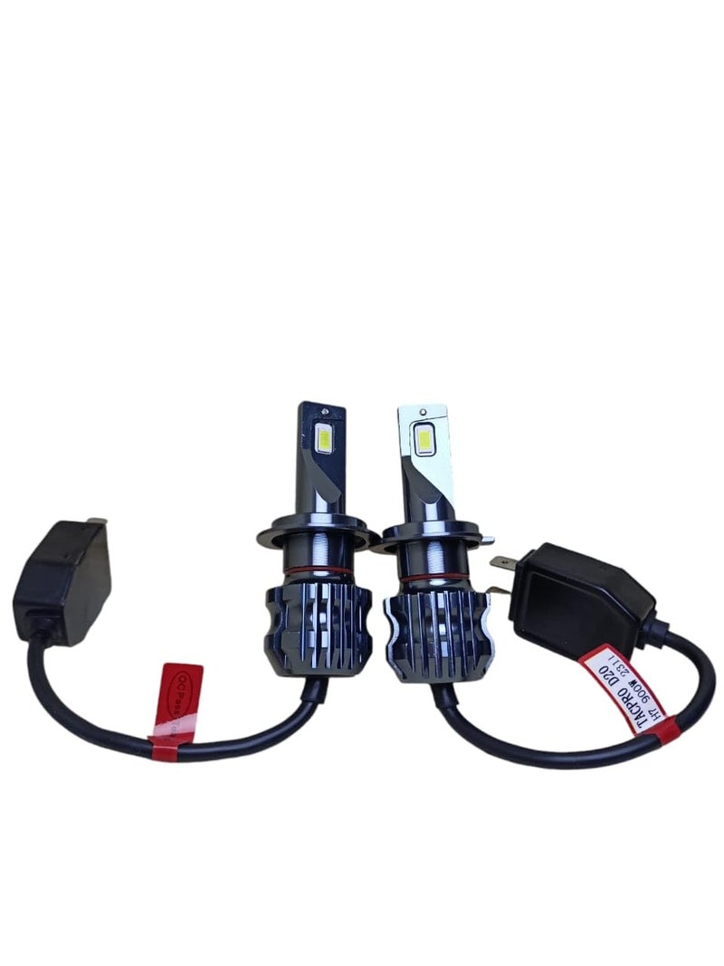 Taccpro MT BEST BUY Extremely Bright LED Headlight Bulbs, 6000K, 19W, IP68 Waterproof, Fit for Most Cars (9005)