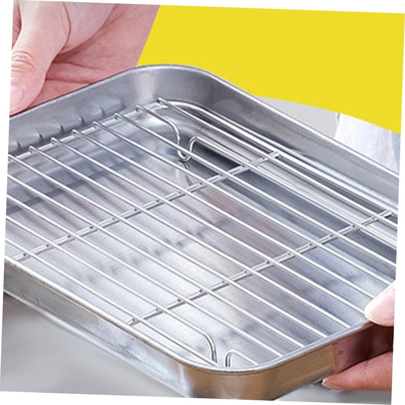 Stainless Steel Baking Cooling Rack for Air Fryer and Oven Non Stick Easy to Clean - Image 5