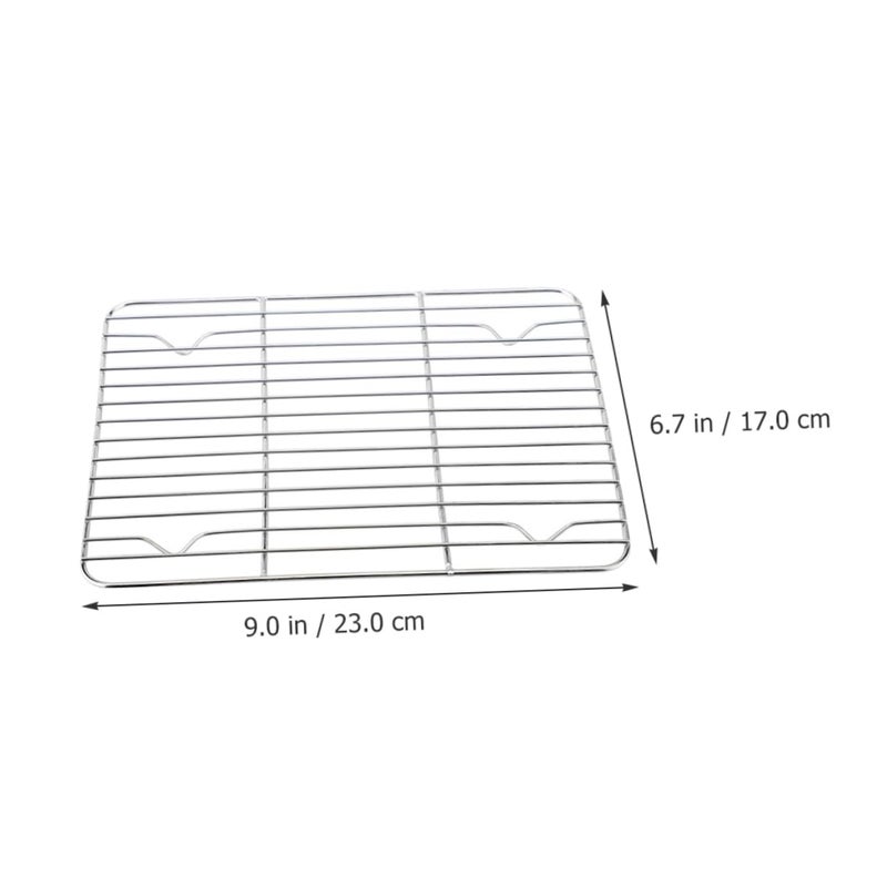 Stainless Steel Baking Cooling Rack for Air Fryer and Oven Non Stick Easy to Clean - Image 4