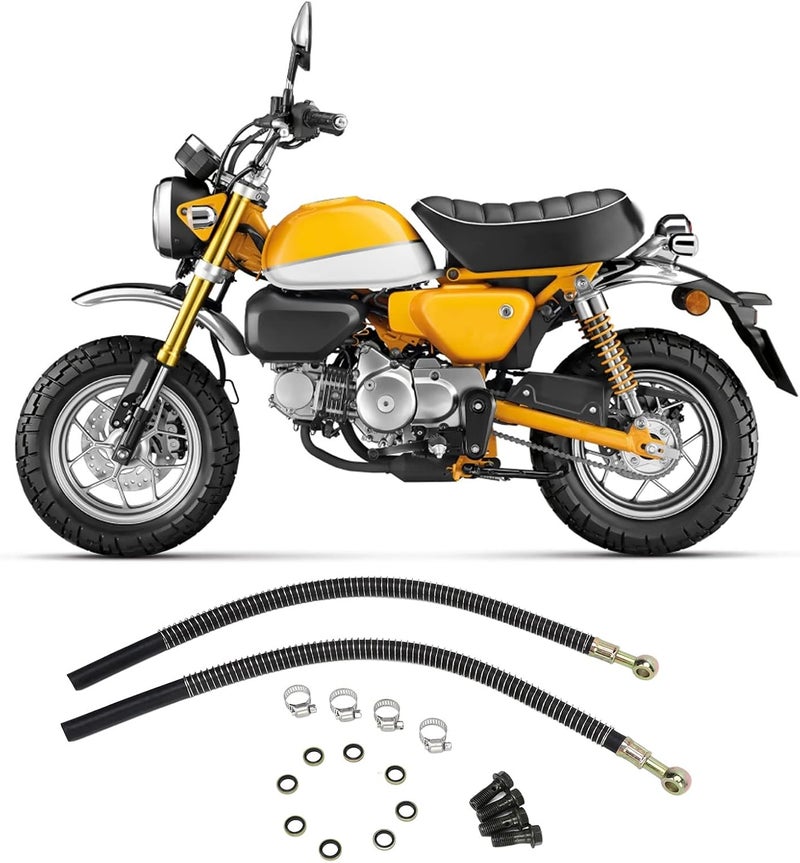 كلاراكو قطع غيار السيارات، طقم خرطوم سائل تبريد الرادياتير 450 مم مع براغي M10x1.25 مناسب للدراجات النارية الترابية 125cc 140cc 150cc 160cc والدراجات النارية الرباعية - Image 2