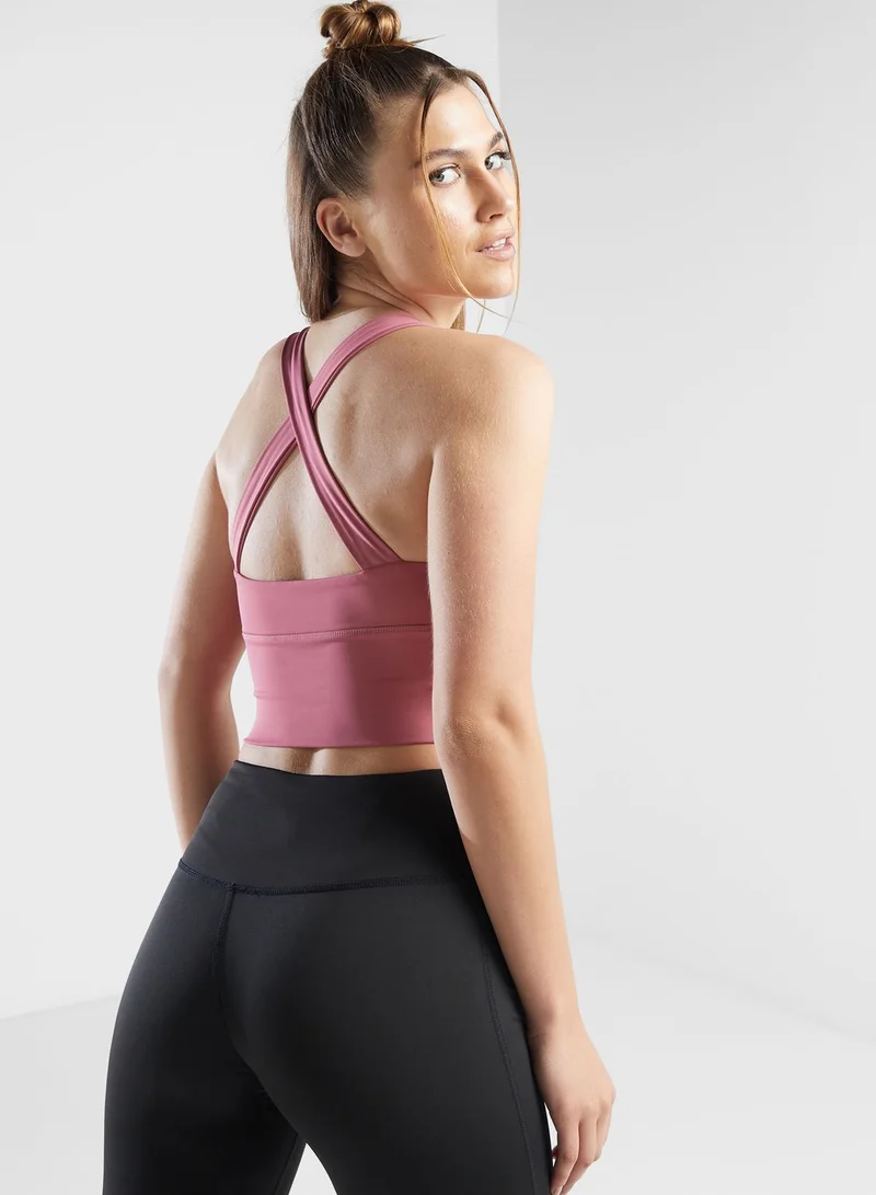 FRWD Zipper Detail Athletic Bra