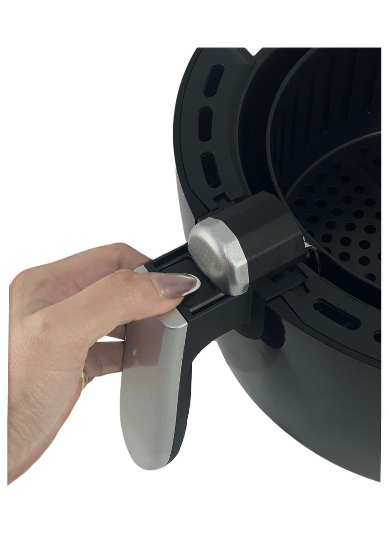 Homemaker - Home Maker Air Fryer 3.5 Liter, 1400 W, Rapid Air Circulate System, Timer & Temperature Control, Over Heat Protection, Non-stick & Removable Basket, Black - Image 1