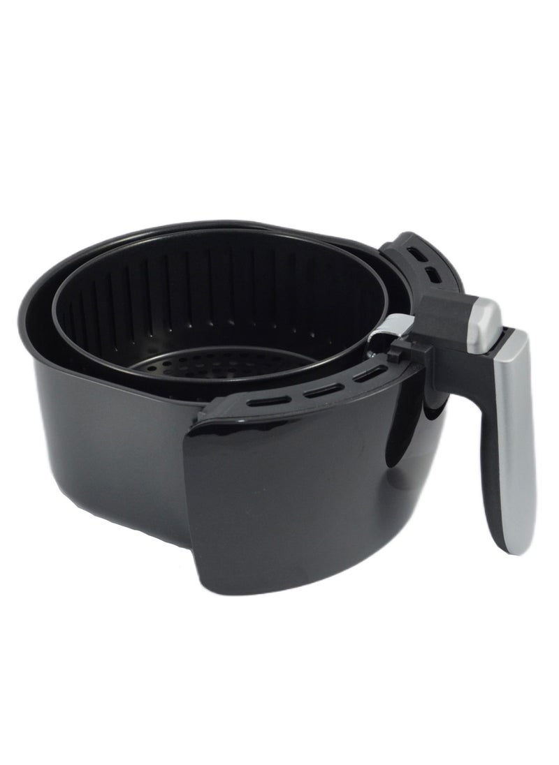 Homemaker - Home Maker Air Fryer 3.5 Liter, 1400 W, Rapid Air Circulate System, Timer & Temperature Control, Over Heat Protection, Non-stick & Removable Basket, Black - Image 1