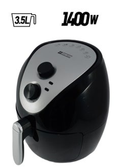 Homemaker Home Maker Air Fryer 3.5 Liter, 1400 W, Rapid Air Circulate System, Timer & Temperature Control, Over Heat Protection, Non-stick & Removable Basket, Black  - Image 1