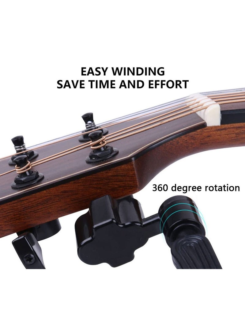Generic Multifunctional Guitar Maintenance Tool String Peg Winder String Cutter Pin Puller Instrument Accessories Comfortable Instrument Accessories for most Guitars and Bass  - Image 4