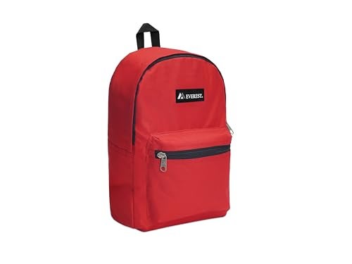 Everest Luggage Basic Backpack Red Medium - Image 1